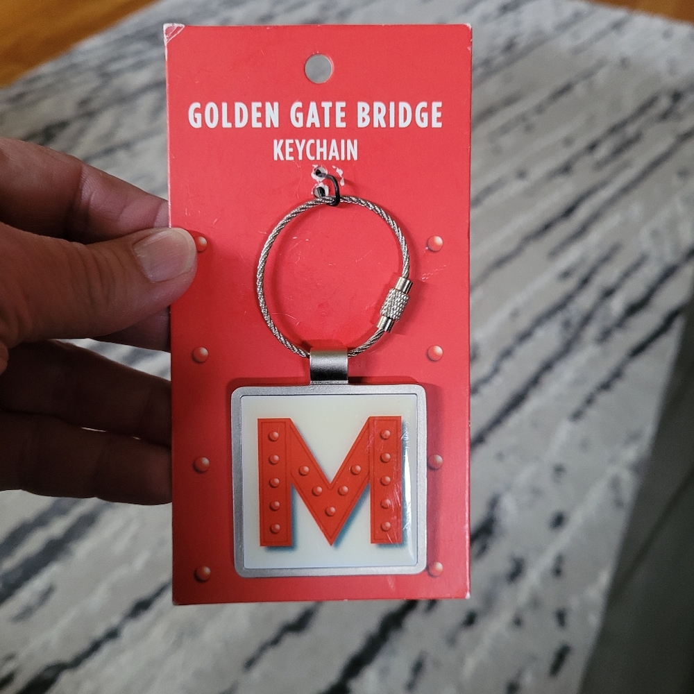 Golden Gate Bridge Keychain NWT